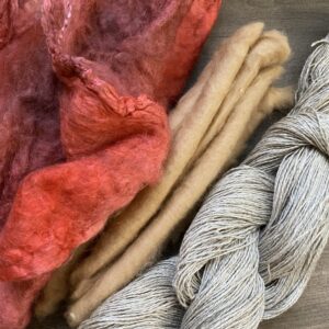 Spinning Flax, Silk and Cotton with Nelly DeVault (Saturday afternoon)