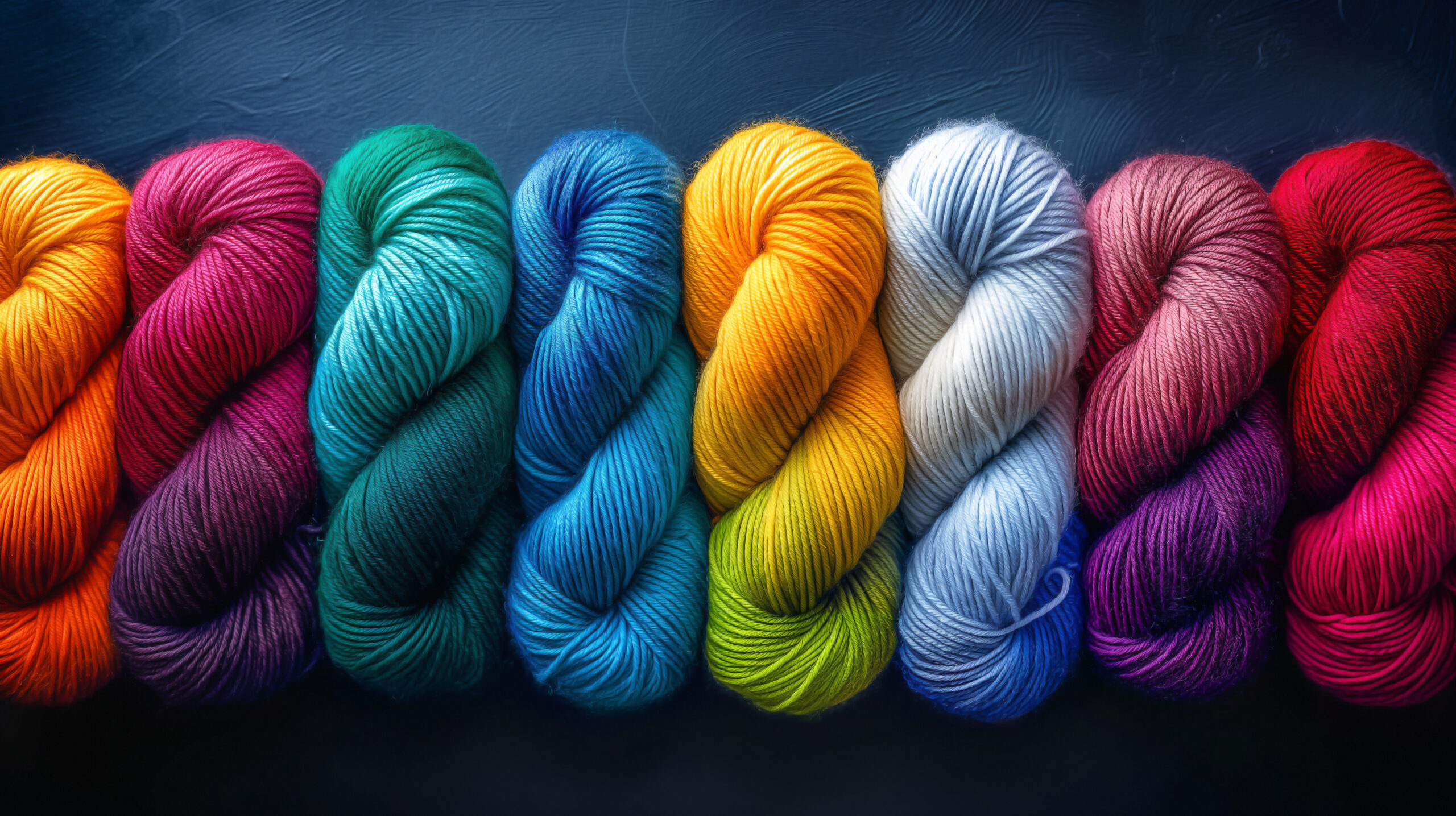 art of yarn texture,green yellow red and purple