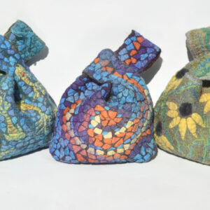 Nuno Felted Japanese Knot Bag